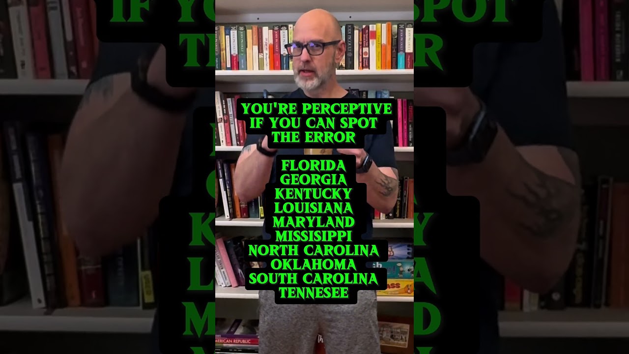 You’re perceptive, if you can spot the mistake.  