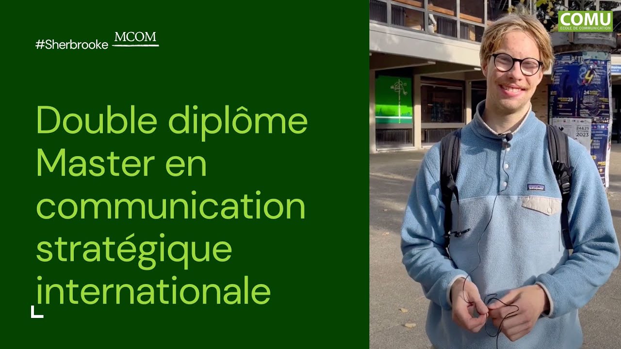 Double diplôme de Master en communication stratégique - YouTube