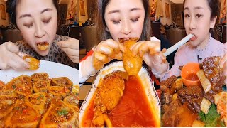 Chinese people eating - Street food - &quot;Beef Marrow, Pork Ribs, Squid And Pickles&quot; #8