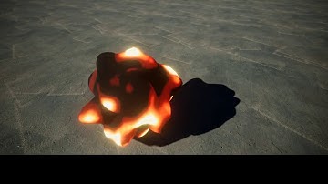 Unity Shader Graph - Demo of a Morphing Lava Sphere
