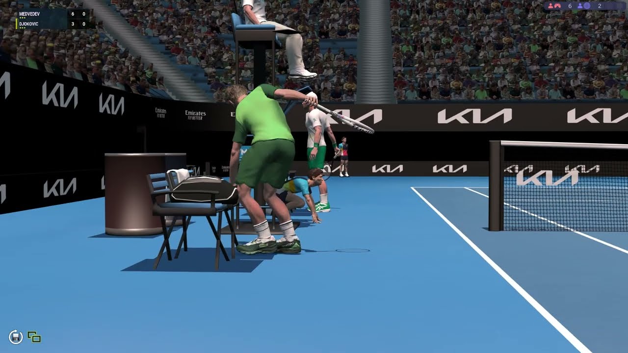 Djokovic vs Medvedev  Full Ace Tennis Australian Open SF Melbourne