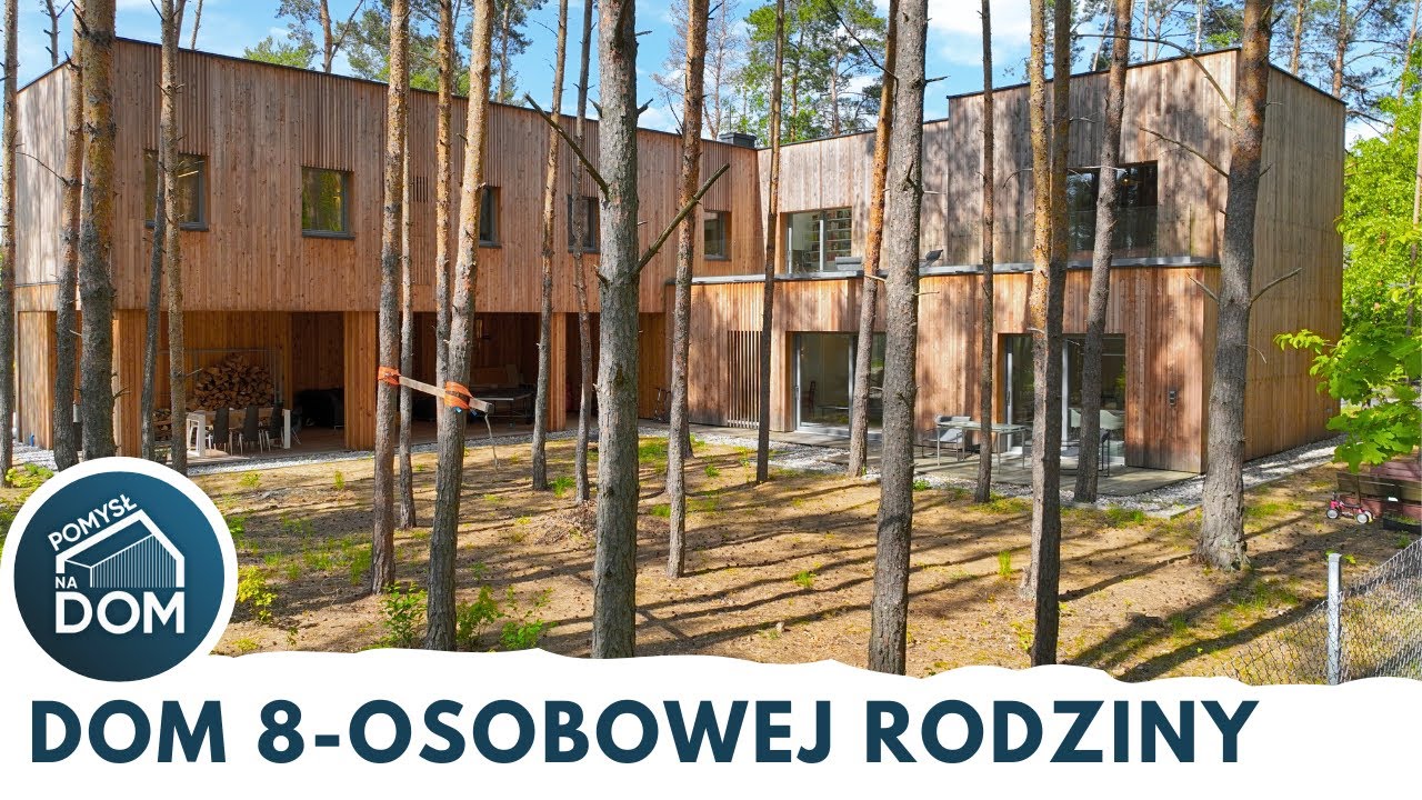 Ukryty dom w środku lasu pod Warszawą - Pomysł na Dom #120