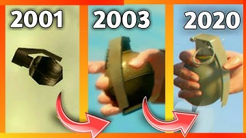 Evolution of GRENADES LOGIC in GTA Games (2001-2021)