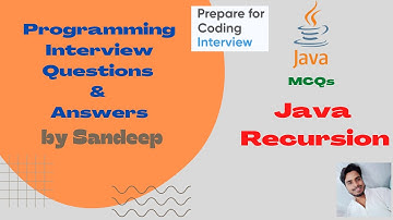 Java Recursion MCQ | OOPs  Polymorphism, Exception handling | Interview Questions
