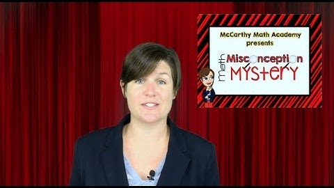 Math Misconception Mystery Preview