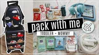 What to pack in toddler's carry on bag | Traveling with a toddler (PACKING FOR MOM + TODDLER)