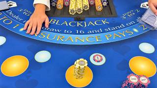 LEGENDARY $500,000 BLACKJACK BET & 30:1 PERFECT PAIR BONUS WIN IN $1,250,000 BUY IN CASINO SESSION!