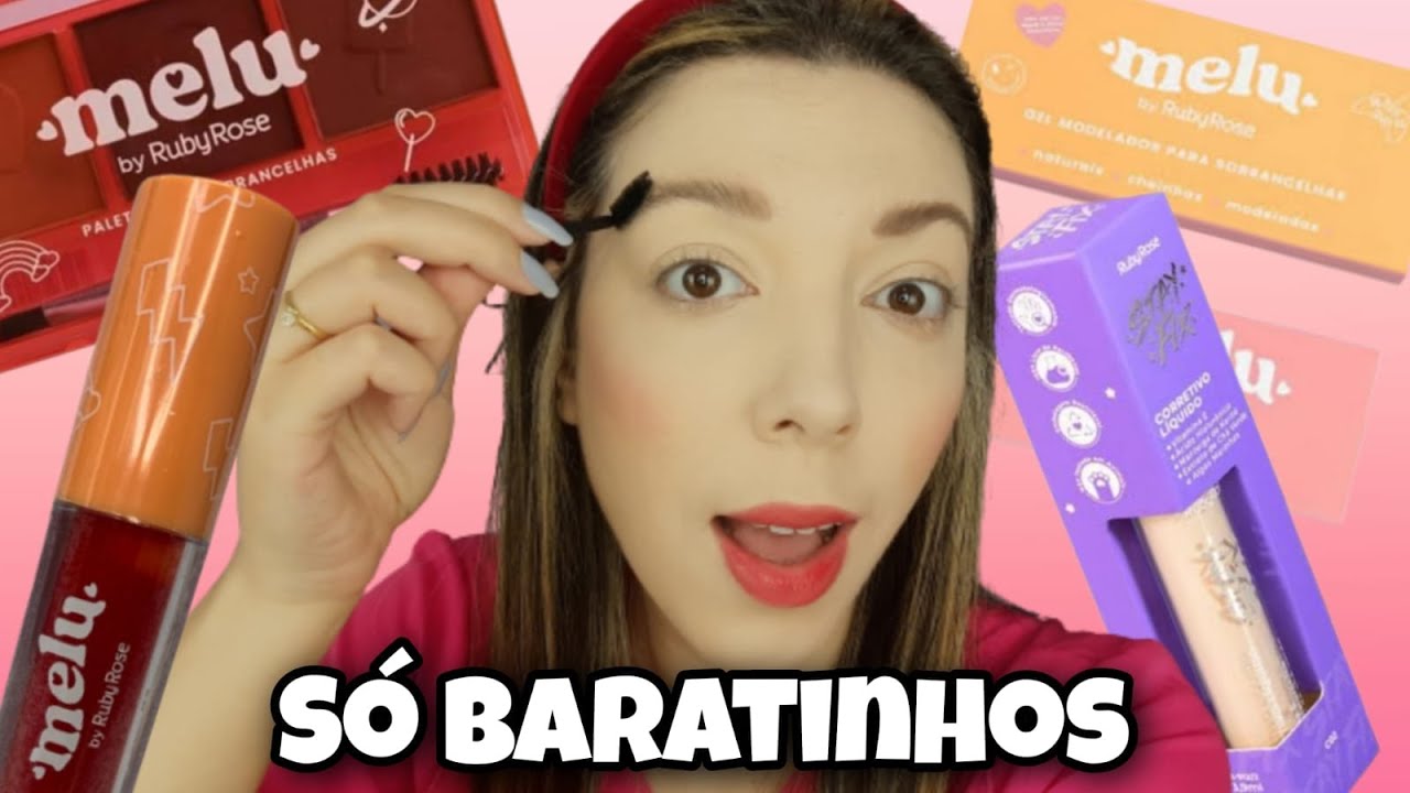 TESTANDO NOVIDADES DA RUBY ROSE | CORRETIVO STAY FIX E MELU - YouTube