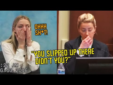 The moment Amber Heard LOST - Cross Examination 