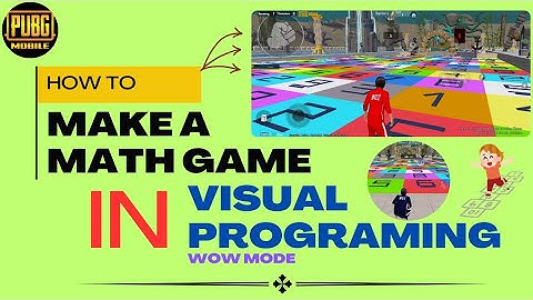 How To Make Math Game By Visual Programming | Visual Programming InWow #PUBGMWOW #WOWPakistanSeries