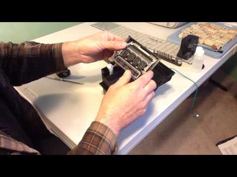 HP Design Jet 500 Printer Service Station Maintenance Part 1