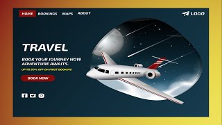 Travel Website Landing Page With JQUERY Image Mousemove Parallax Effect