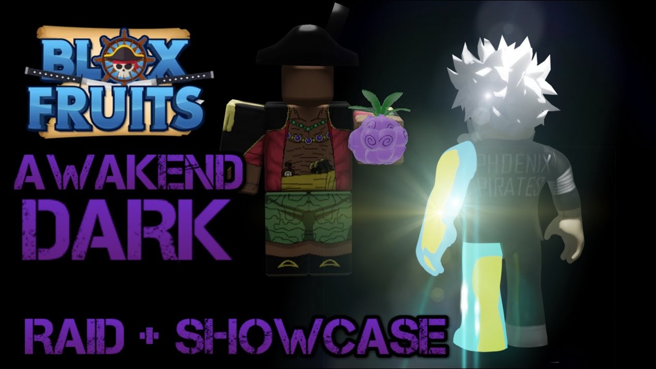 Blox fruits - Lets try Dark Raid + Showcase Dark Awaken - Update 12 