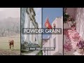 Powder grain  a free preset for those who love photography