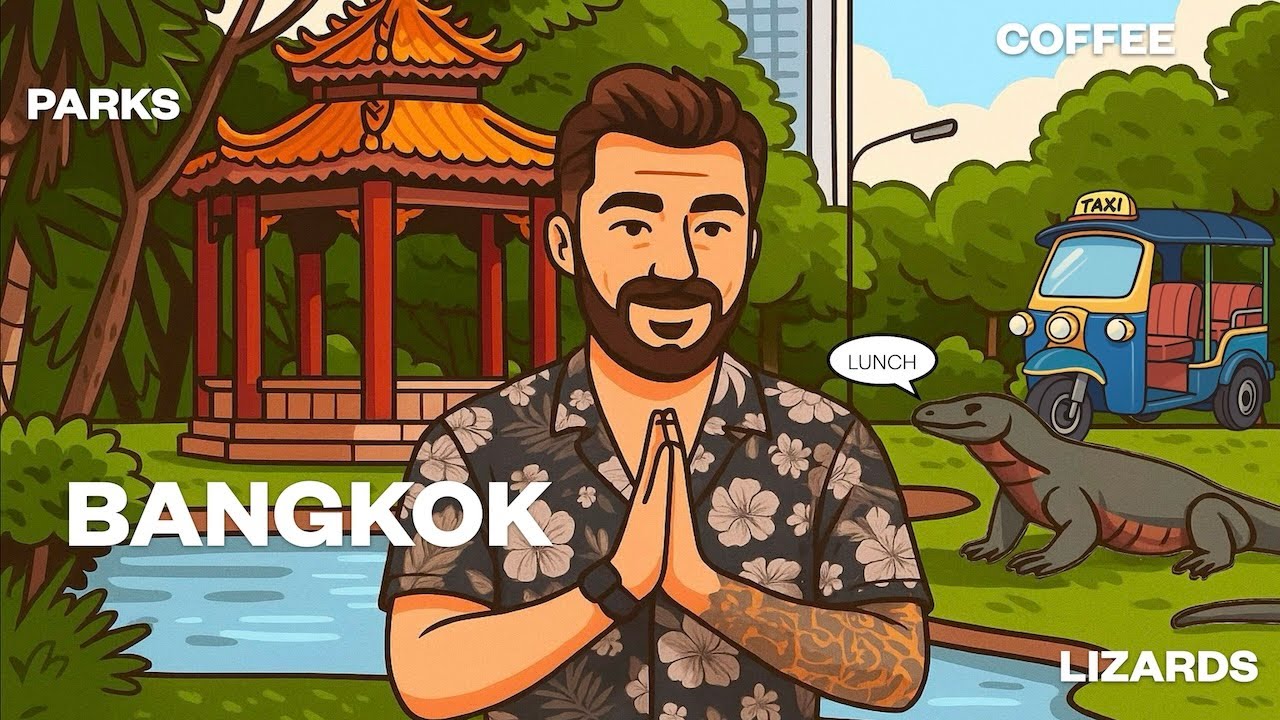 Путешествия по Бангкоку, парки, кофе и ящерицы
