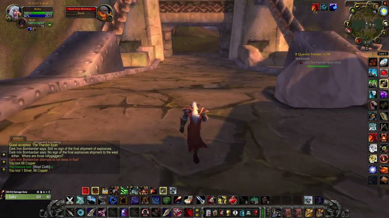 The Thandol Span (WOW classic quest)