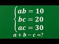 Algebra Can You Solve For A B C Math Olympiad Algebra Can You Solve For A B C Math Olympiad