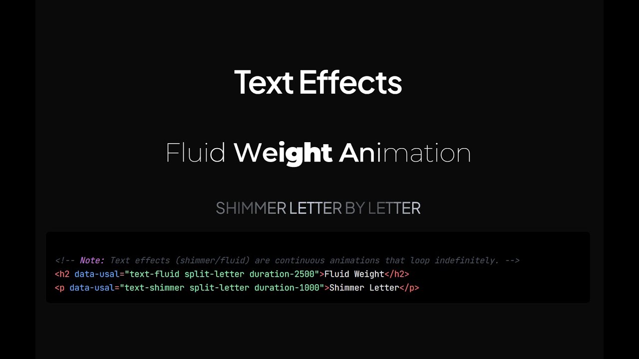 USAL.js: 9KB High-performance Scroll Animation Library for Any JS ...