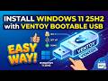 Windows 11 25H2 Install Using Ventoy USB | Step-by-Step Easy Guide (2026)
