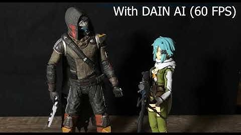 Boosting a Stop Motion to 60fps with DAIN AI