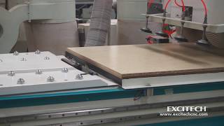 Panel Processing Line: Nesting Machine + Point to Point(PTP) Work Center
