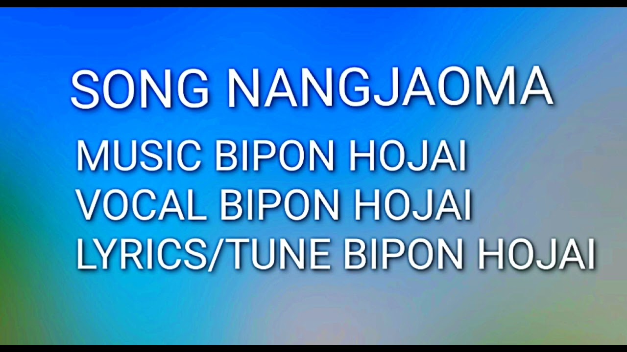 NANGJAOMA AUDIO DIMASA SONG