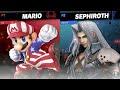 sincerershoe (Sephiroth, Mr. Game &amp; Watch) vs Shrimp4Life (Mario) - LR4 - Crow's Nest #3.0
