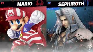 sincerershoe (Sephiroth, Mr. Game & Watch) vs Shrimp4Life (Mario) - LR4 - Crow's Nest #3.0