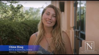 MFA Directing Candidate Chloe King on Thesis Project, ‘The Effect’