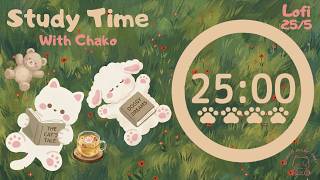 ๐๐ ๐ถ๐ฎ ๐ฝ๐ฒ๐ถ๐ฎโ๐บ 2HR Pomodoro timer 25/5 ร4 โณ| Lofi | No Vocals | Study with me๐