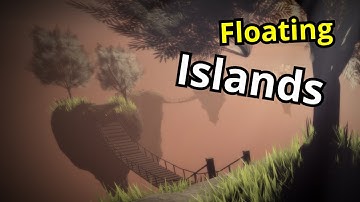 Creating Floating Islands in Roblox Studio (timelapse)
