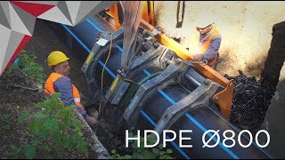 Hdpe Water Pipes Dn 800 - Production & Relining