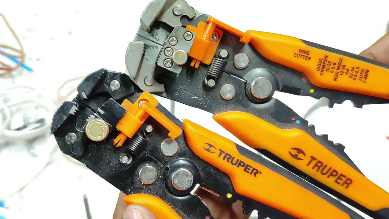 PINZAS PELACABLES TRUPER ANTES VS DESPUES.