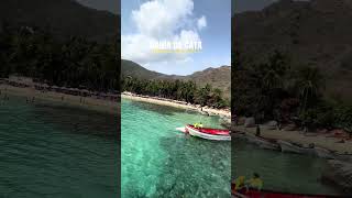 Una de las playas más clásicas del estado Aragua, belleza natural y colores brutales 🏝️💚✨#viaje