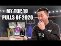 MY TOP 10 SPORTS CARD PULLS OF 2020!