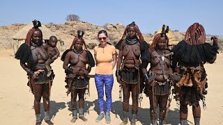 I was totally embarrassed 😳 Look at Himba tribe reaction when I joined them dancing,  Namibia 🇳🇦
