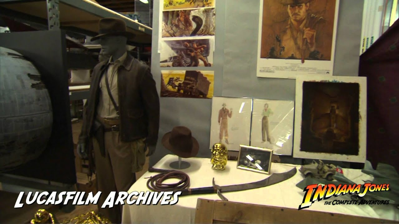 Indiana Jones Artifacts in the Lucasfilm Archives - YouTube