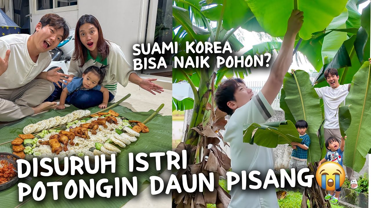 KALO MAU NGELIWET HARUS TEBANG DAUN PISANG SENDIRI DONG!😂