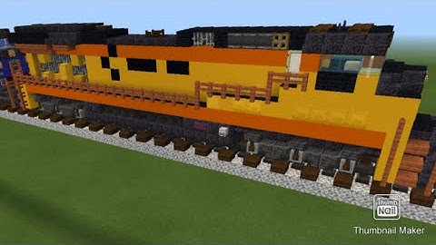 Minecraft Chessie System Heritage unit fantasy locomotive tutorial