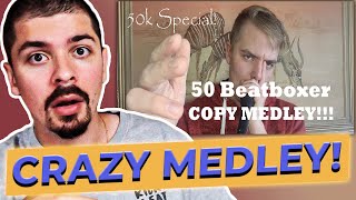 COLAPS REACTS | Remix | Copy Medley | 50 Beatboxers