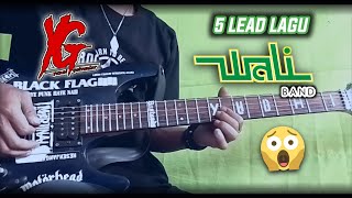 5 Lead Lagu Wali Band||Paling populer cover by Yudhi Guitarist🎸