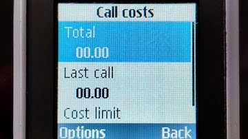 How To Check Call costs in Samsung Guru GT E1200Y