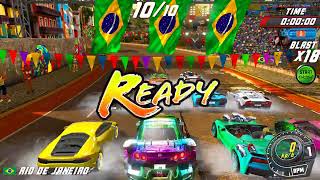 PC ARCADE - TEKNOPARROT -  CRUIS N BLAST Nissan gt- r - ALL TRACKS  - 4k #uhq #uk #arcades