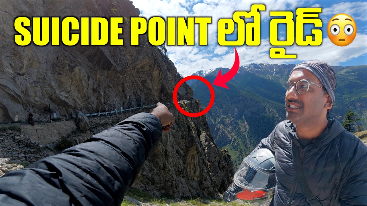 KALPA MONASTERY 🛕 | Riding to the Famous Suicide Point 😱 | Kalpa Valley | Spiti Circuit|Himalayan450