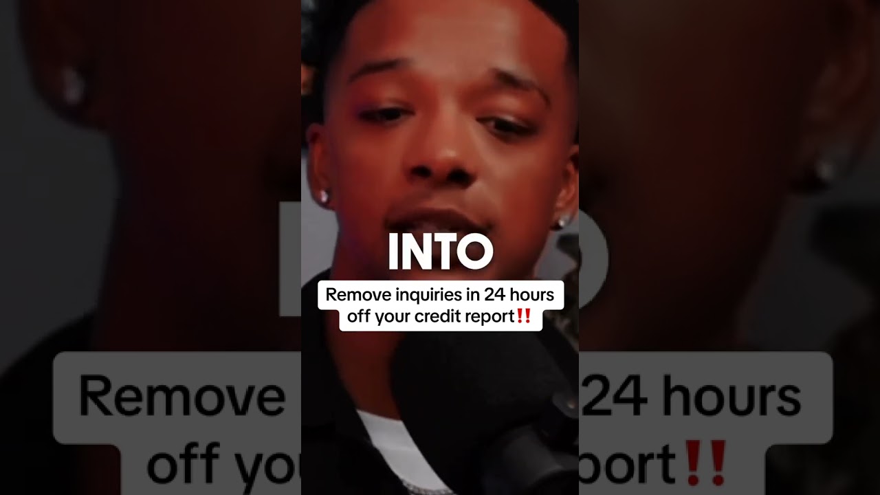 Remove inquiries in 24 hours off your credit report 