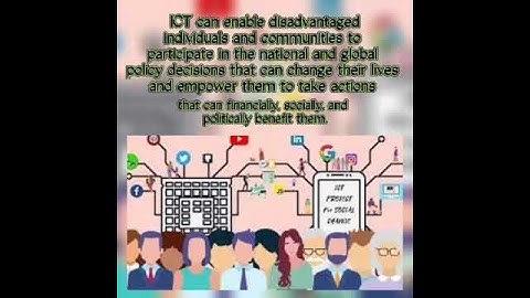 ICT FOR SOCIAL CHANGE (STEM11 Karen Joy Soy M16)