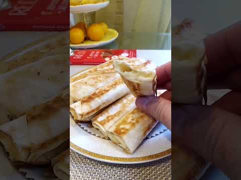 Трубочки из лаваша с картофельным пюре. #shorts