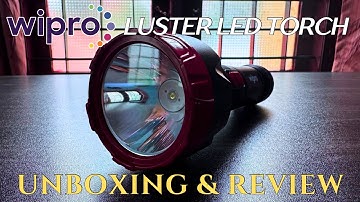 Wipro Luster 3W LED Torch - Review