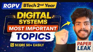 RGPV Digital Systems CS304 | Most Important Topics 🔥