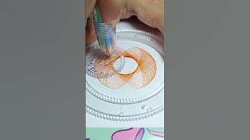 Asmr Spirograph ##shorts #asmr #art #วาดรูป #drawings #spirograph #spirographdesig #gear #magic